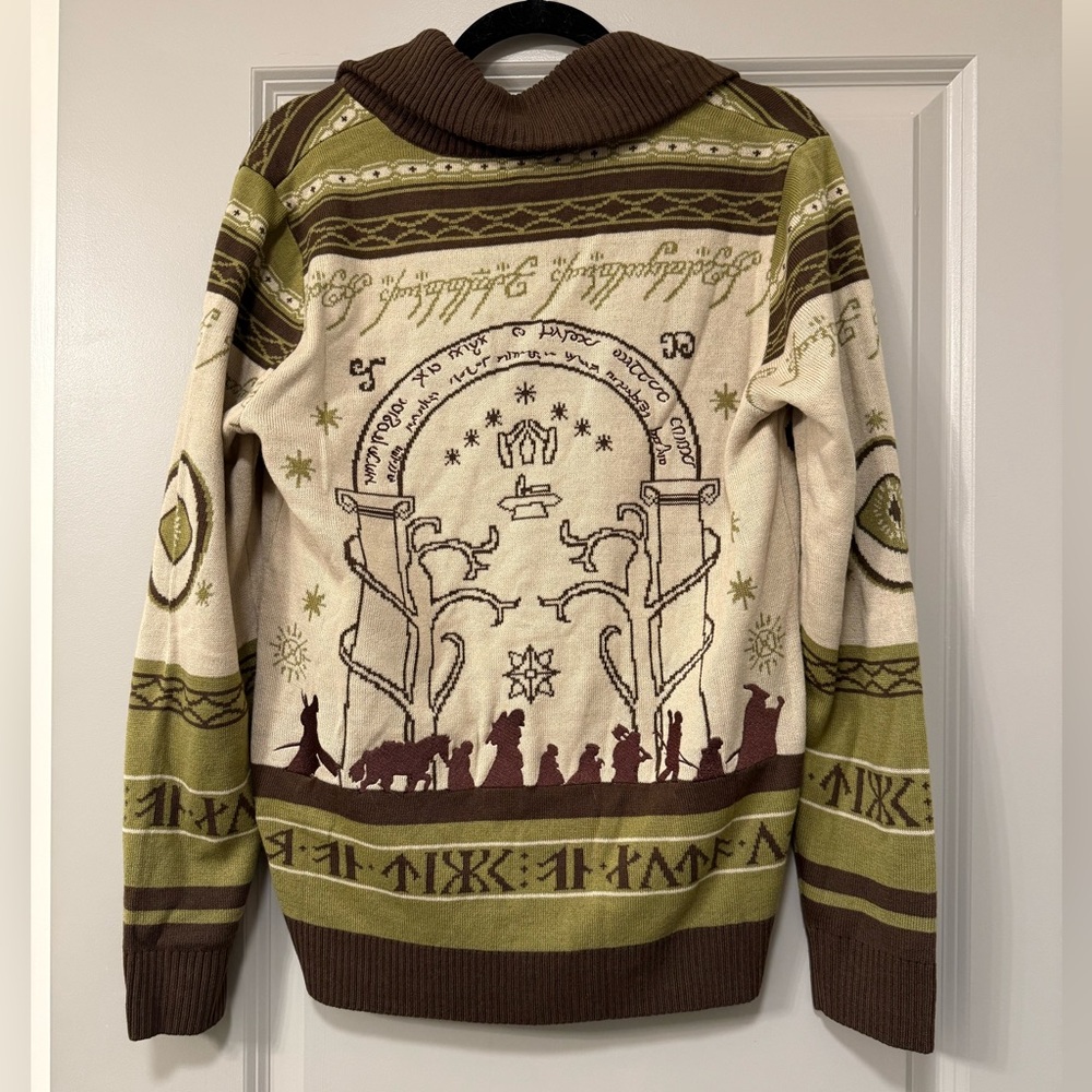 NWT Lord of the Rings Cardigan Sweater | Sold Out | Men’s Small / Women’s S–M
